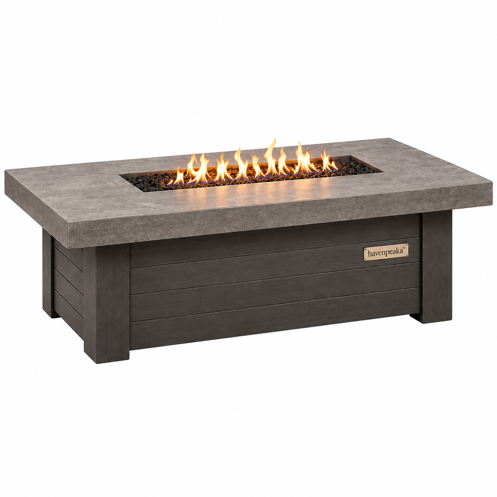 havenpeaka™ Outdoor Fire Pit Table for Cozy Backyard Gatherings