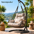 havenpeaka™ Hanging Outdoor Swing Chair with Soft Cushioned Seat