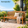 havenpeaka™ Wooden Outdoor Garden Bench for Patio & Backyard Seating