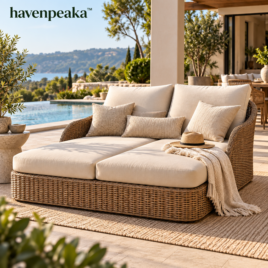 havenpeaka™ Outdoor Daybed Lounge Sofa for Patio Comfort & Relaxation