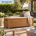 havenpeaka™ Outdoor Storage Bench with Weather Resistant Design