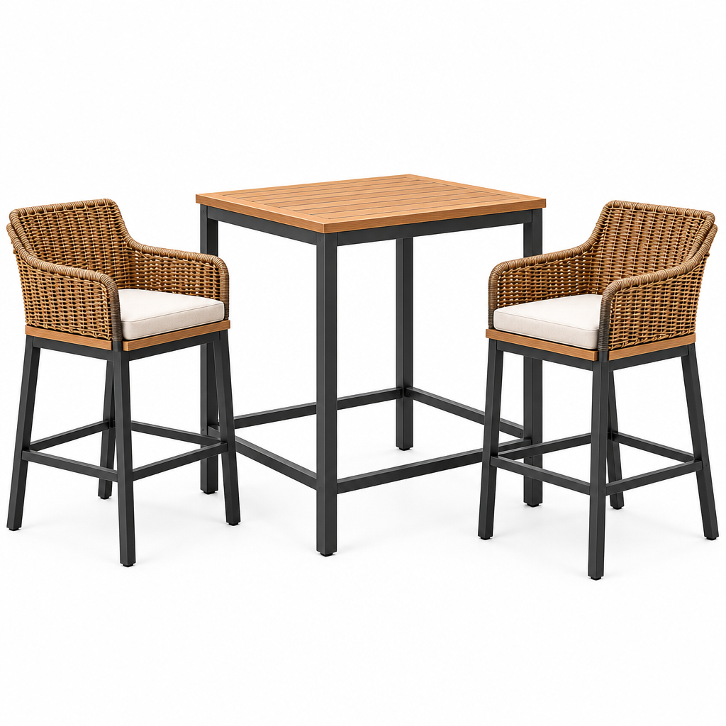 havenpeaka™ Outdoor Bar Table Set for Patio Entertainment Areas