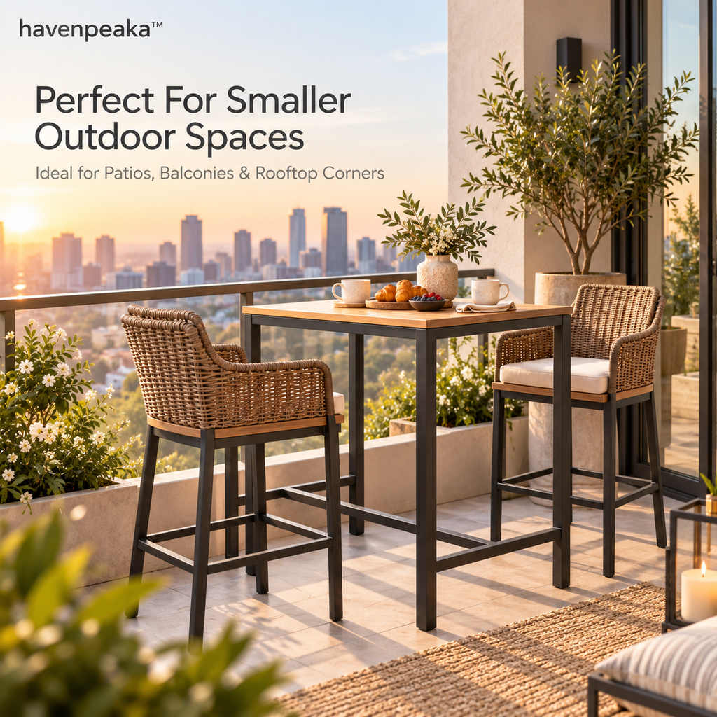 havenpeaka™ Outdoor Bar Table Set for Patio Entertainment Areas