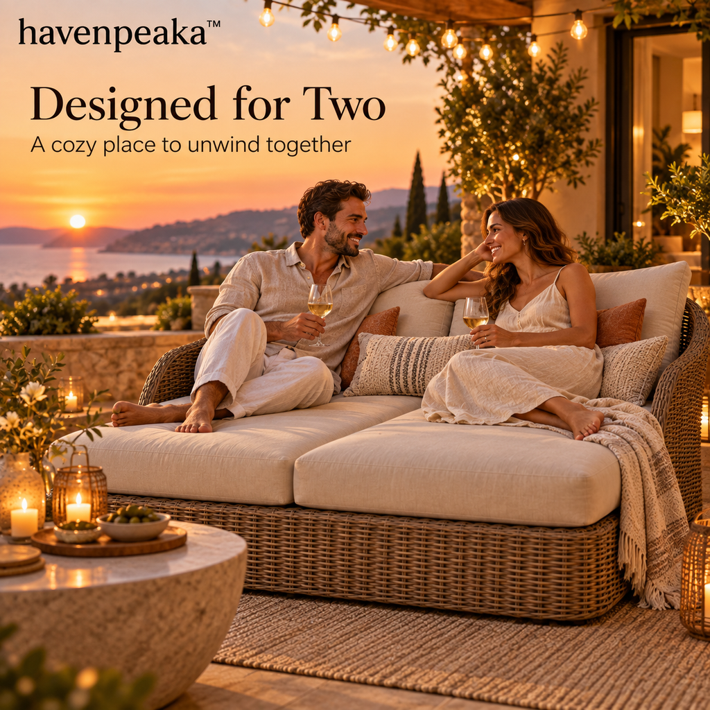 havenpeaka™ Outdoor Daybed Lounge Sofa for Patio Comfort & Relaxation