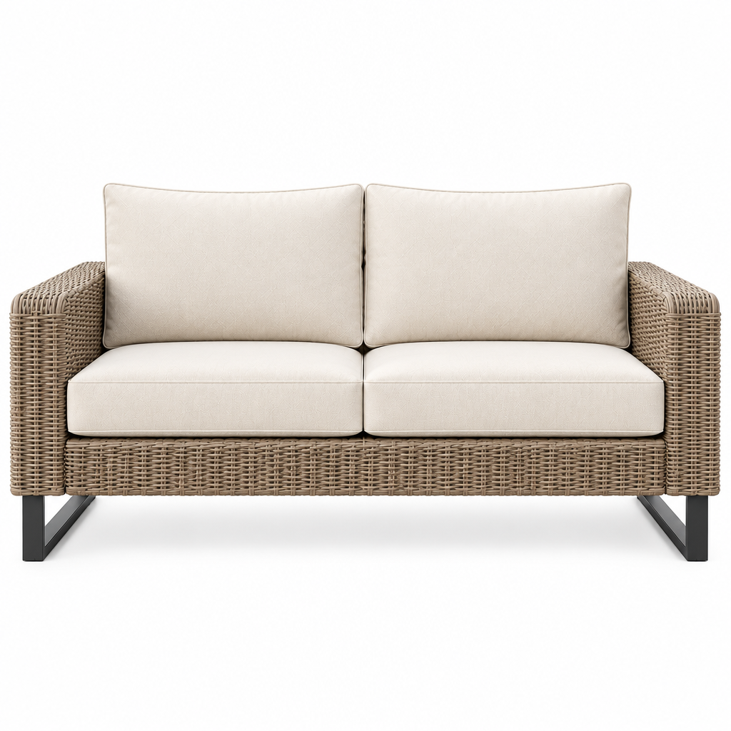 havenpeaka™ Premium Outdoor Loveseat Sofa with Weather Resistant Cushions