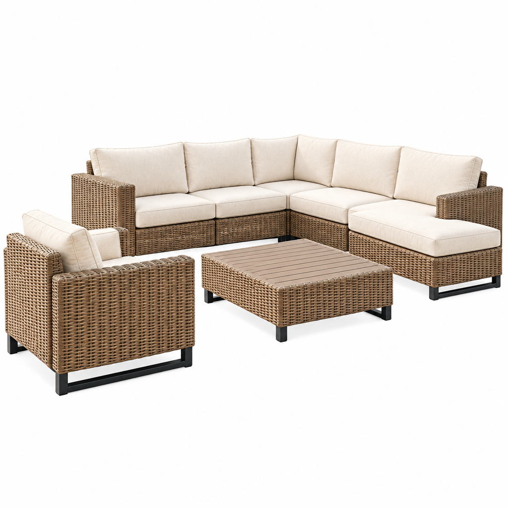 havenpeaka™ Modern Outdoor Coffee Table for Patio & Balcony Spaces